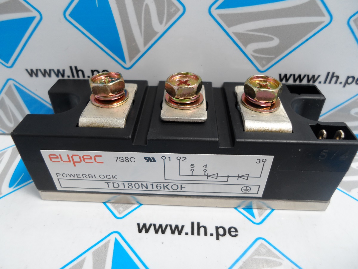 TD180N16KOF              Modulo Thyristor Diodo 180Amp. 1600V Infineon 